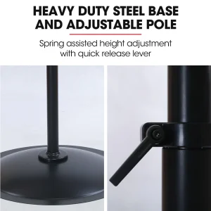 BAUMR-AG 30" 762mm 300W Industrial Pedestal Fan
