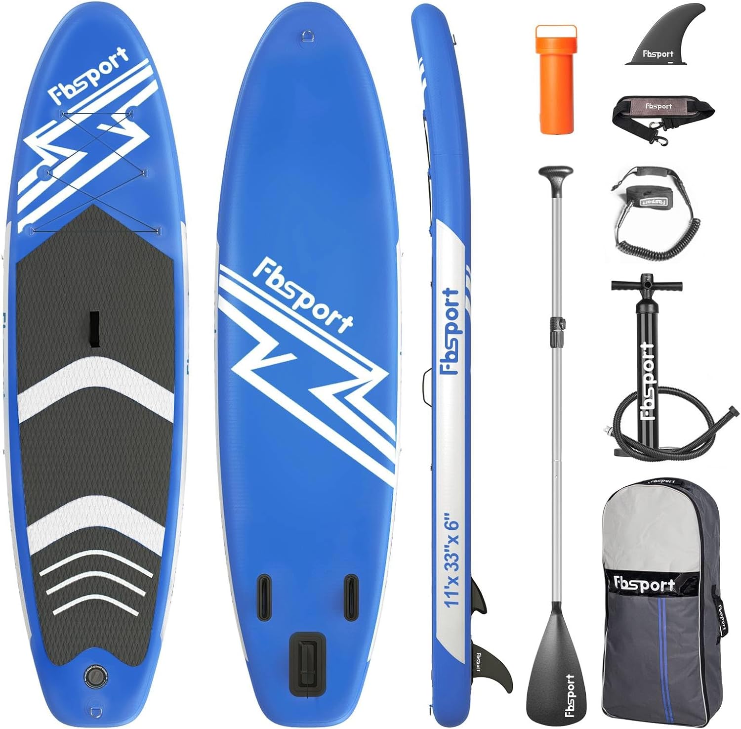 ca02b2a3081c54f1470e30360412706ec6762aef1017d3f7f4283b20e7d842cc Premium Stand Up Paddle Board Yoga Board with Durable SUP Accessories Carry Bag | Wide Stance Surf Control Non-Slip Deck Leash Paddle and Pump for Youth Adult(Blue/ONESIZE)
