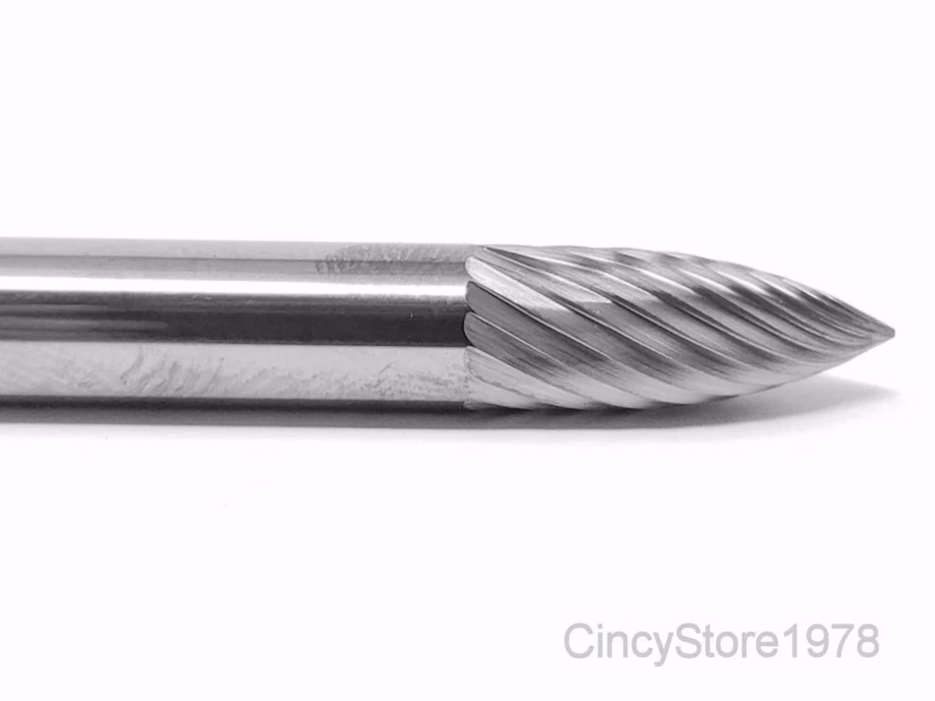 KLYNE - Sg1S Tree Shape 1/4" Carbide Burr Bur Tool Die Grinder Bit 1/4" Shank New
