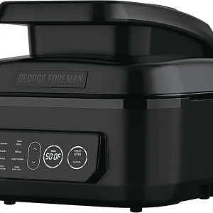 George Foreman Beyond Grillï¿??7-in-1 Electric Indoor Grill with Air Fry Technology, MCAFD800D, Black, Large