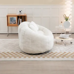 Adult Bean Bag Chair - Multi-Color Lazy Sofa(Grey)