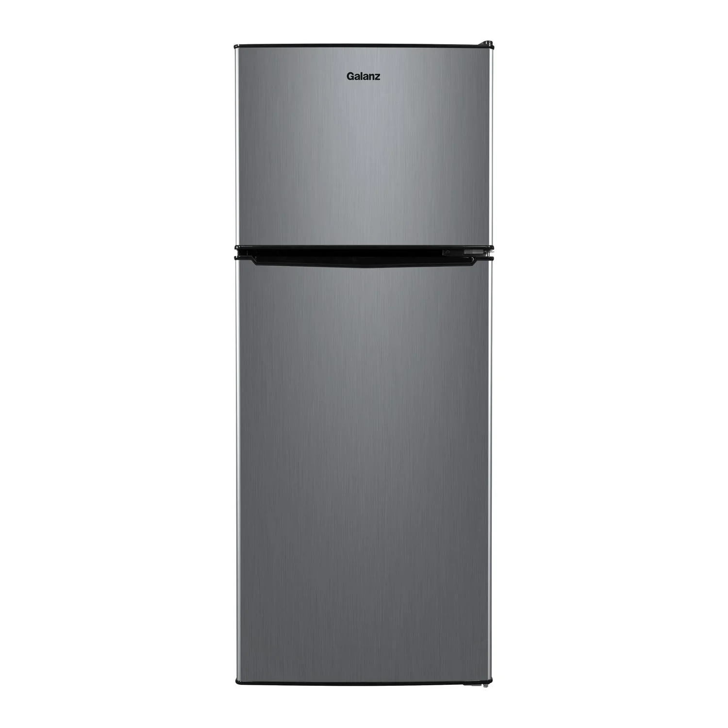 cc972d295cde7d156c7dc88aeadb3dc363688645f5b3b67a3b0fc28809f6296b Galanz 4.6. Cu ft Two Door Mini Refrigerator with Freezer, Stainless Steel