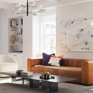 Alma Swivel Lounge Chair(Crema White Boucle)