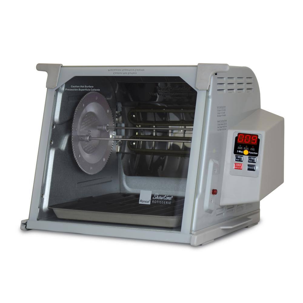 cd1b09ee6a02387c08d2282edbc7244860bdb117f4da00afe8f107121c1f3914 Digital Platinum Showtime Countertop Rotisserie Oven ST5000PLAT