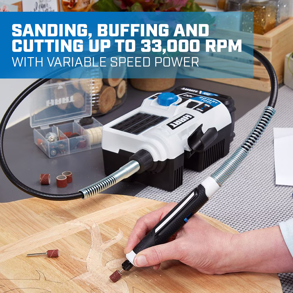 cecf16d60652fba6eb89a1a3cc8f9c01dda07b44dca900a50aa62e7556984a00 Open Box HART 20-Volt Cordless Rotary Tool with 33 Accessories (Battery Not Included)