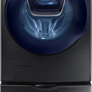 Samsung ?C 4.5 Cu. Ft. High Efficiency Stackable Front Load Washer with Steam and AddWash ?C Black stainless steel