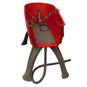 Booster Bath Elevated Pet Bathing Large Teal Steps Combo(Red/Booster Bath)