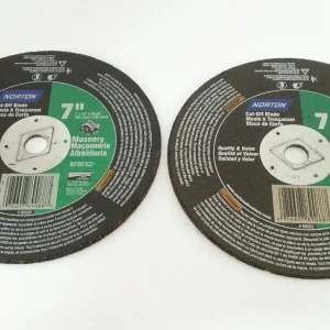 KNACK - Norton Masonry Cut-Off Blade 7" X1/8" X 5/8" 8730 Cement Lot Of 2