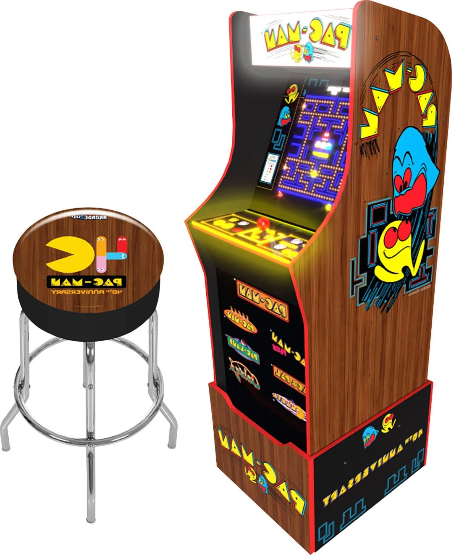 d14177288b10b2d00a30261cd773b4a35496d805f9bbb0e4b36d1394cfc5d9ad 40th Anniversary Pac-Man Special Edition Arcade Machine