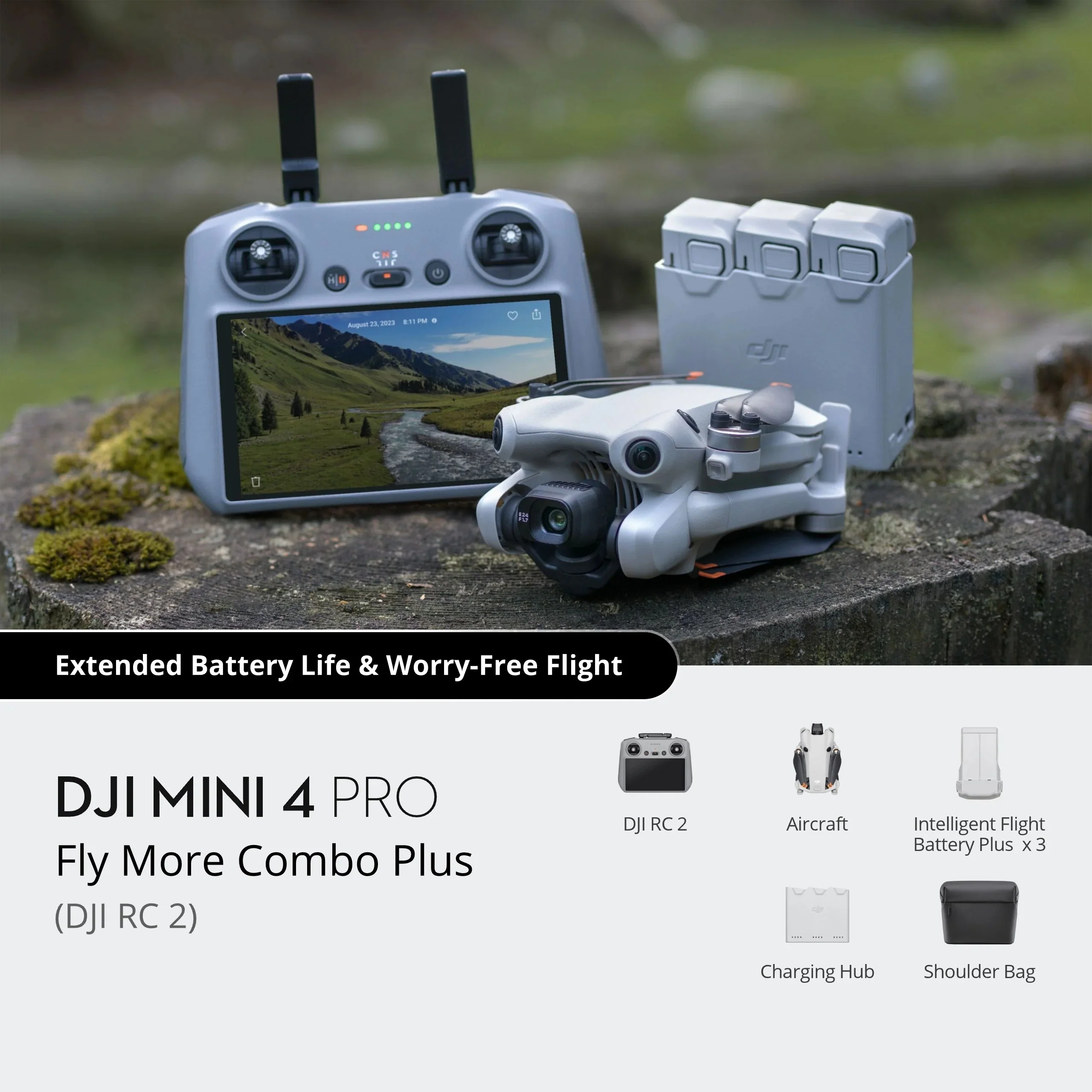 d1546dcc59b6f1f2398b80418d3a82a1618bbf2502572948cb7069055d2aa0a2 DJI Mini 4 Pro Fly More Combo with DJI RC 2 Controller