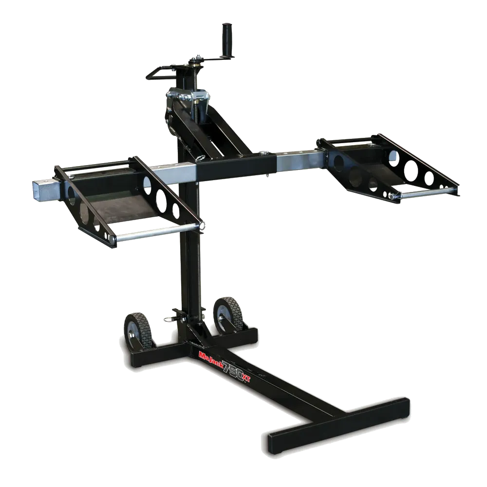 d2519fe07b0f1a1c1752b7f0321656510e1357beee56109453ead4199d2758fa MoJack 750 lb. Capacity XT Riding Mower Lift 45002