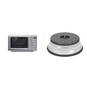 Breville BMO650SIL1BUC1 Compact Countertop Microwave(Microwave Oven + Electric Kettle/ONESIZE)