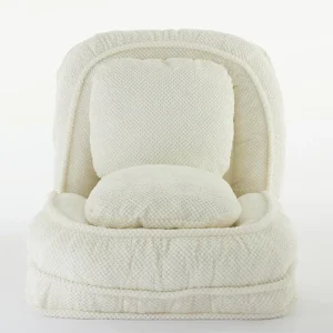 Lazy Sofa Couch,5 Adjustable Position,Sit,Sleep,Fold,Suit to Put in Bedroom, Living Room(Pink)