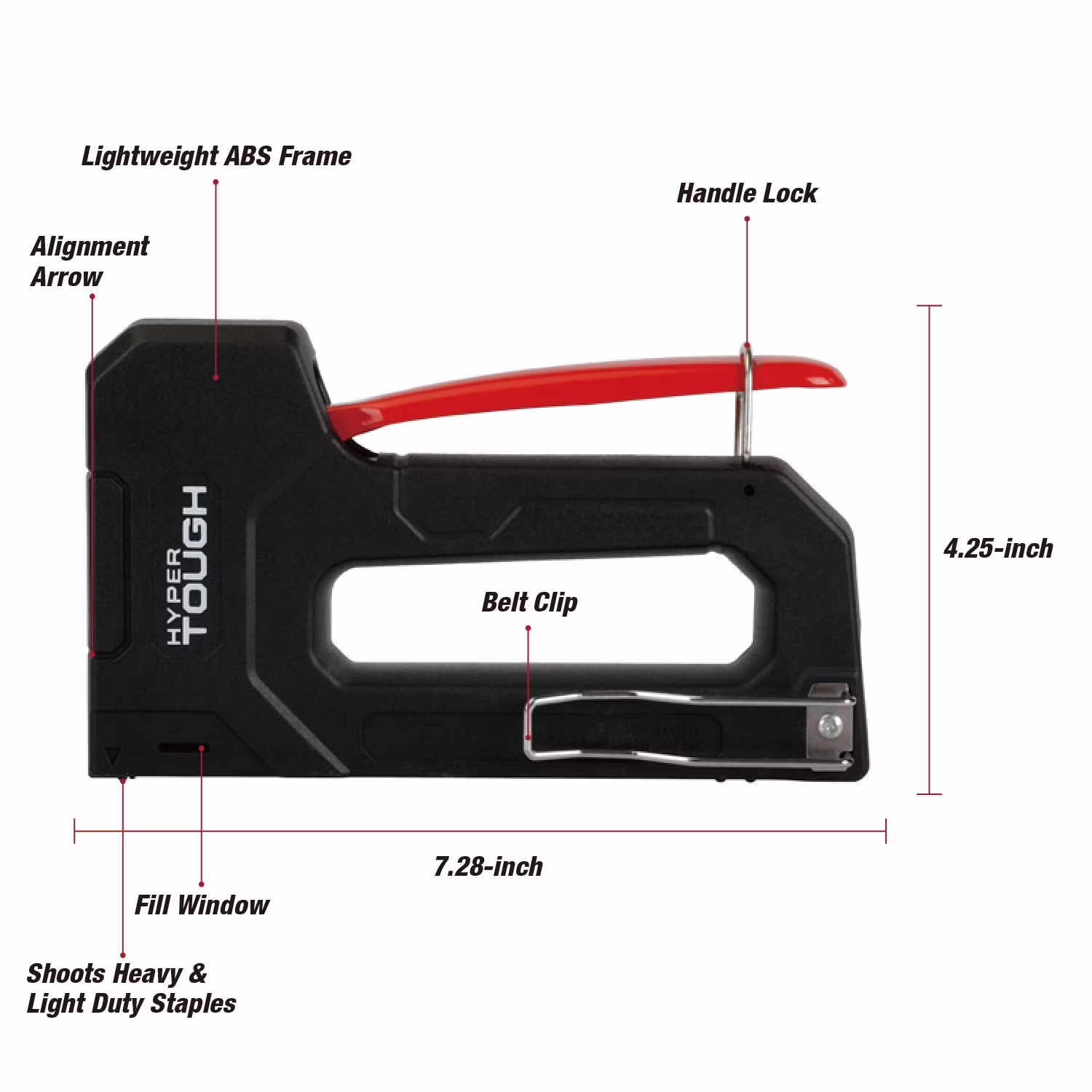 d33dcfee4e8324977ae9d8fd479d59324d3df20c78dd555bb389a14809c82cc8 Hyper Tough Staple Gun for Heavy & Light Duty Staples