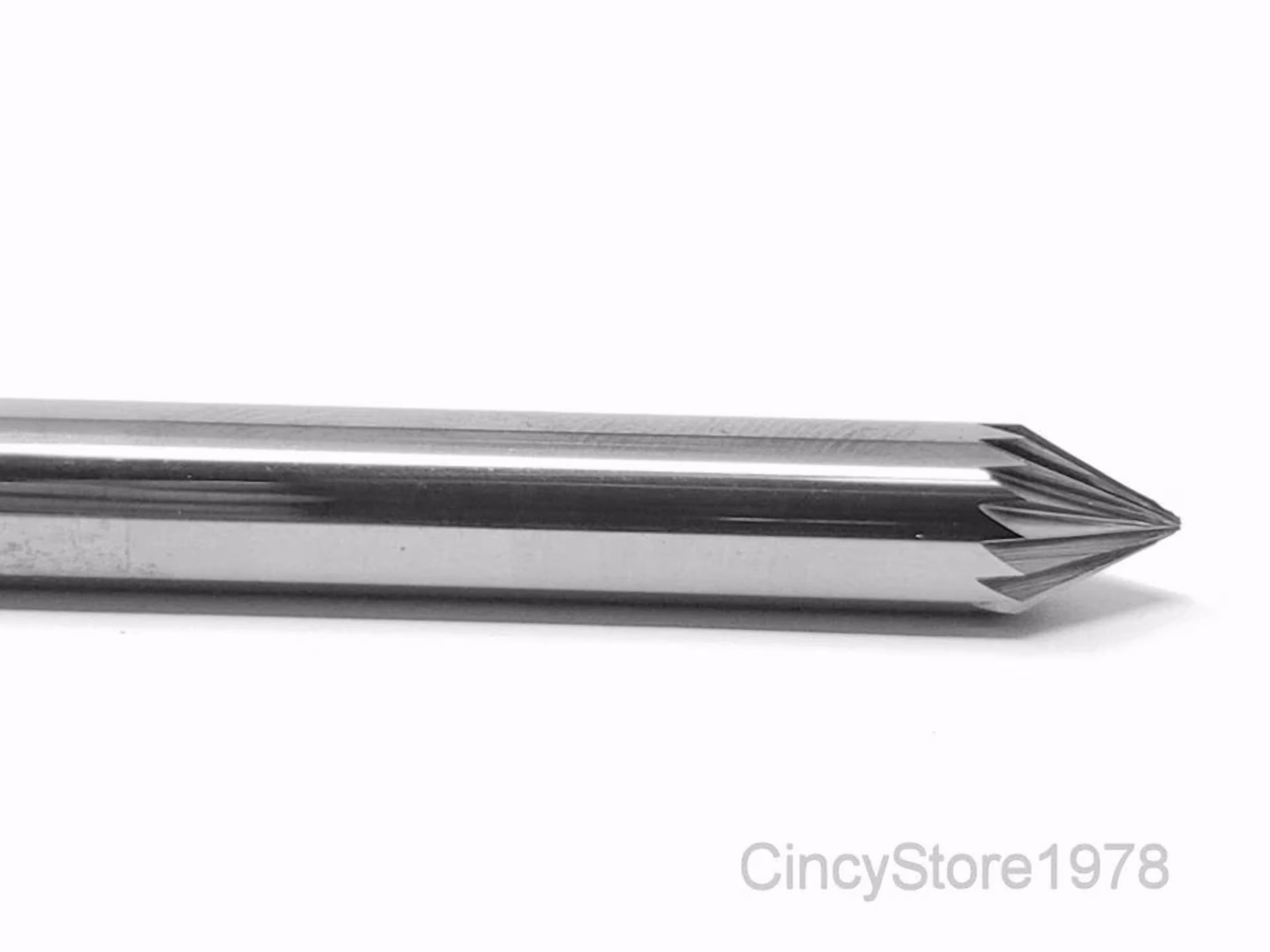 KLYNE - Sj1S Cone Shape Tungsten Carbide Burr Bur Cutting Tool Die Grinder Bit 1/4" New