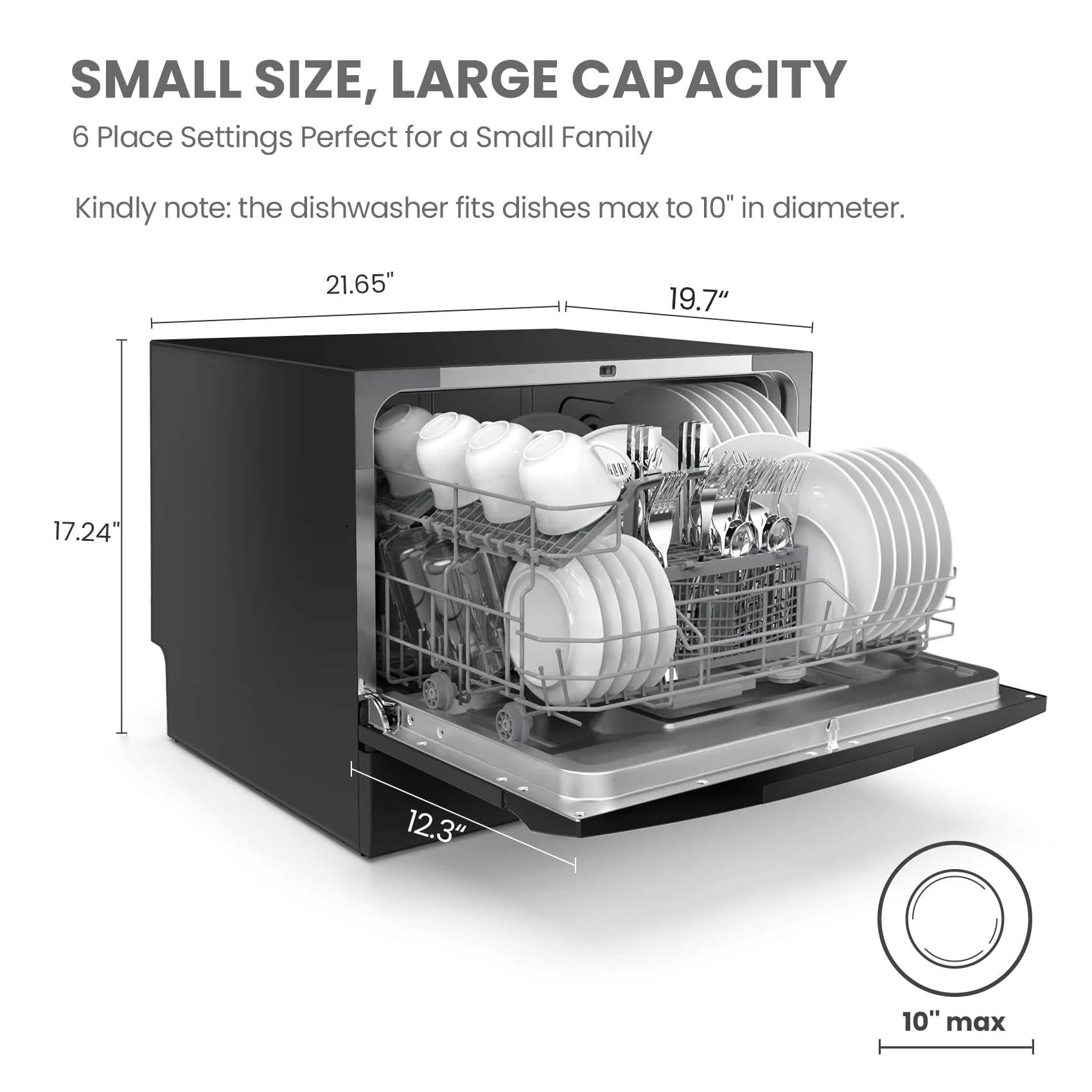 d40bcd4a9361df5bc6f32ea169573124291ada341dfadd4cf6fcb5f3cc6b9722 COMFEE' Portable Countertop Dishwasher for Dorm, RV Apartment