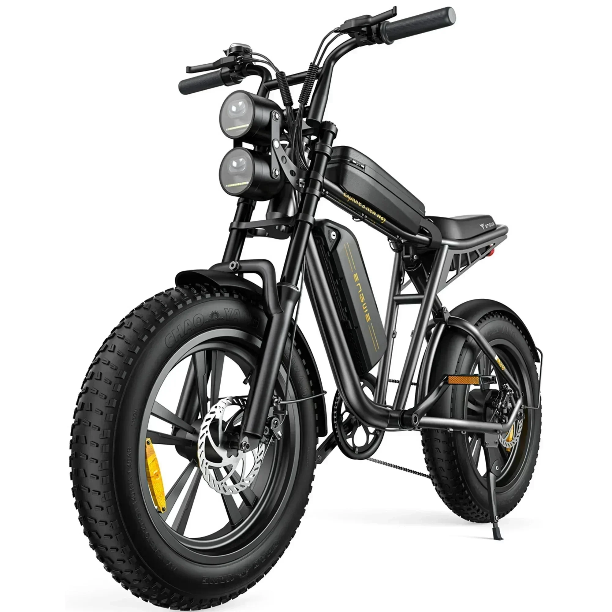d45e65052bd88f704ac0fe7d34f151f77b3ef06fcb5472977aef94e3e4ee38c8 1000W Electric Bike for Adults, Retro-Style, 28mph, 94 Miles Range, 20¡ä¡äx4.0¡ä¡ä Fat Tires, Full Suspension, UL Certified