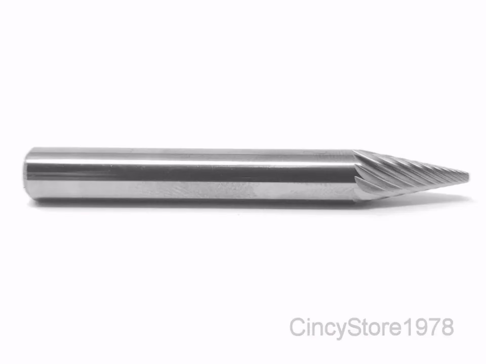 d48c6717752307603698cb626ab4596791df1cb713e70278db242850b085813d KLYNE - Sm1S Cone Shape 1/4" Carbide Burr Bur Tool Die Grinder Bit 1/4" Shank New