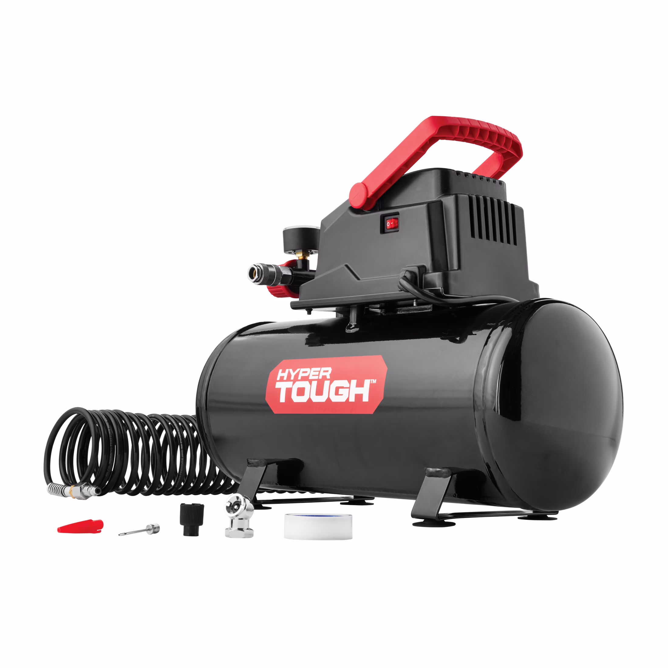 Hyper Tough Black 100 PSI Oil-free Portable Air Compressor 3 gal
