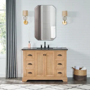 Hervas Bath Vanity with Natural Marble Top without Mirror(72in./Carrara Marble Top)