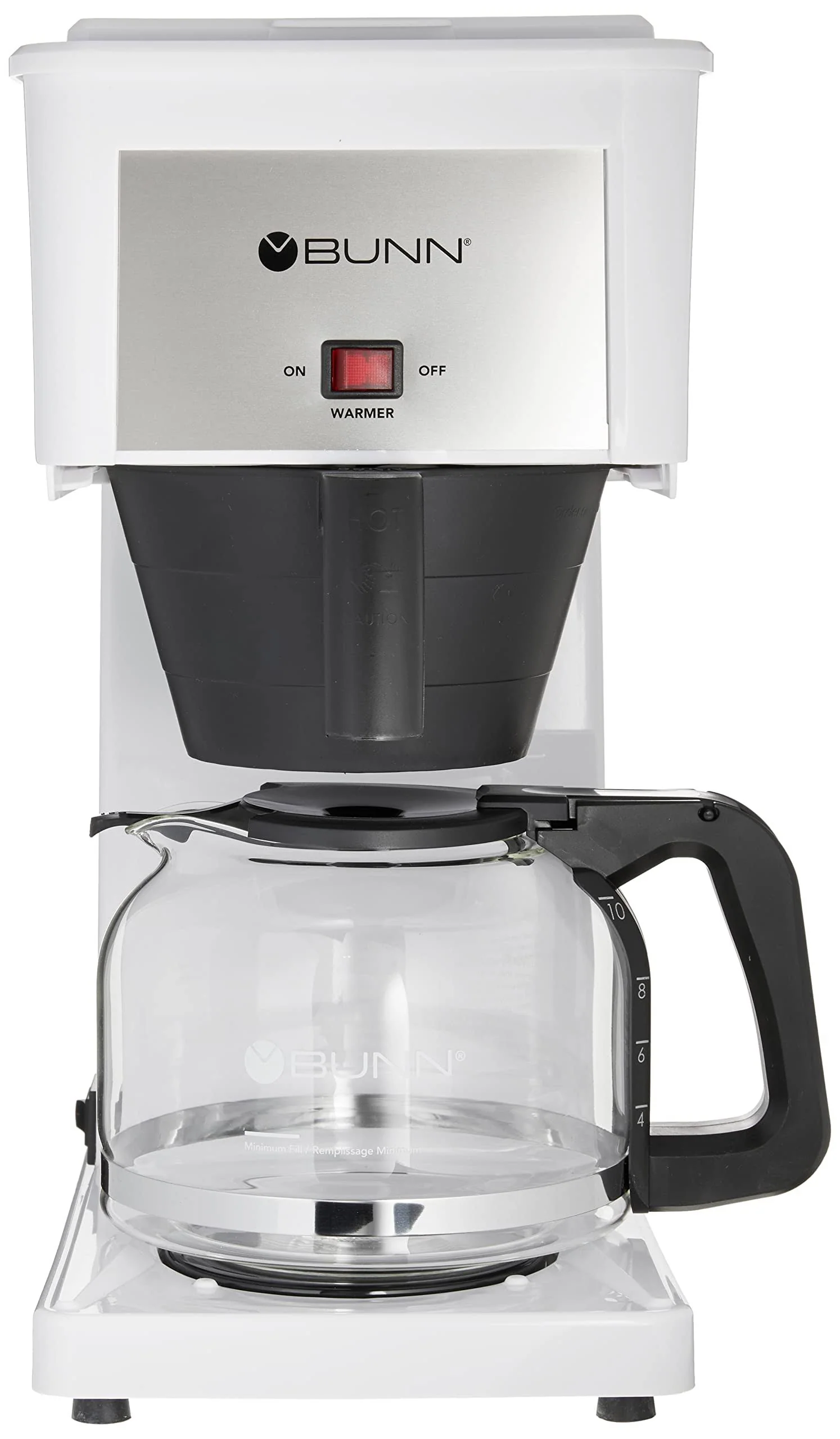 d550c7ada3633282b881fac5302af7dfe3cbc55d5c29cbda90658337d2de63b1 Bunn GRW Velocity Brew 10-Cup Original Home Coffee Maker - White(White)