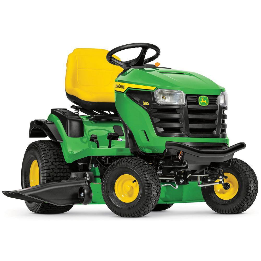 d63ef86a08a61828fd21c34c3cd047b5409fd93c702755d9560ff153993820a6 John Deere S160 48 in. 24 HP V-Twin ELS Gas Hydrostatic Riding Lawn Tractor BG21211