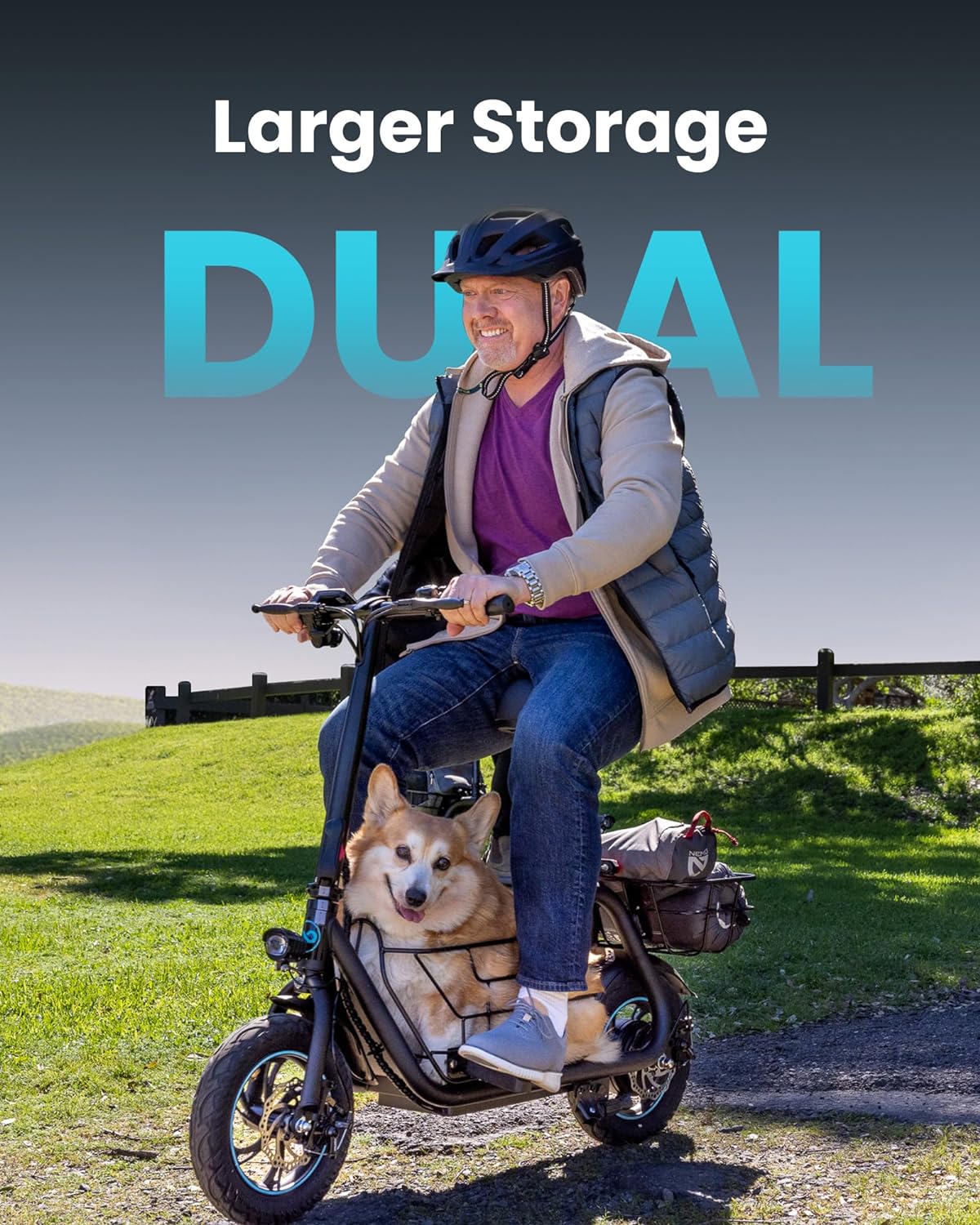 d6ad7d0b653ee307624ade1d18021868df78acc6f0d31013e655400e56231d55 Adults Electric Scooter with Large Middle Basket(550W 18.6MPH C1S-4JK)