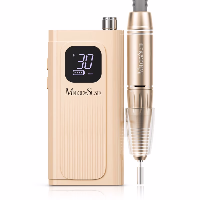 d779c8c11d928a8a242e16ec3c6d21c2ab89764fe1e7d2cfdad49c5bbf3539e0 MelodySusie SC300F Electric Nail Drill Machine,30000 RPM Cordless Rechargeable Nail File Kit for Acrylic Gel Nail Care Manicure Polishing Set,Purple