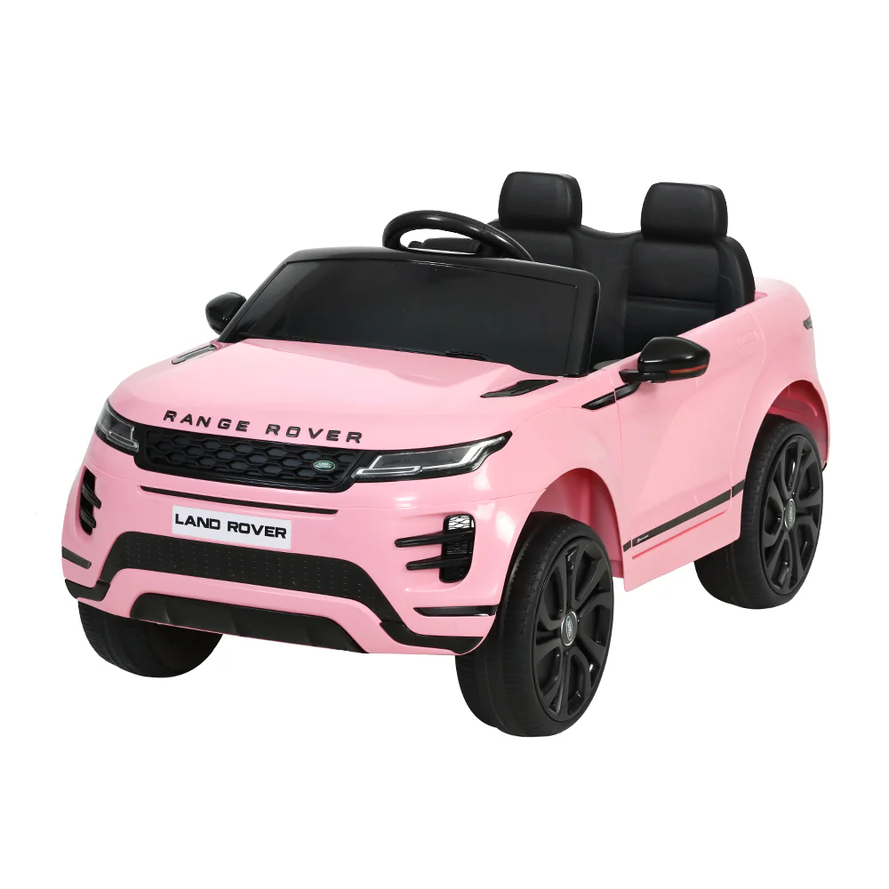 d7e293349253a2c89cf65e20f9790b4857d761e4d58e244c14a7f0c6e797b086 Kids Electric Ride On Car Land Rover Licensed Toy Cars Remote 12V Battery Pink