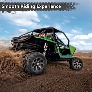 26x12x12 Atv Tires, Set of 2 Atv Tires 26x12-12 6PR, All Terrain Atv/Utv Off-Road Tires, Black(AT26x11-12-6PR)