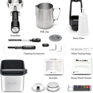 Breville BES990BSSUSC Automatic Espresso Machine(Black Truffle/ONESIZE)