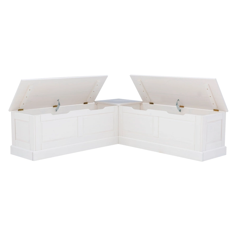 d9d2f3533986e8dff060a28d35b3e49dd177b7649fc8fe9ca9c55690b9a417db Josie L-shaped Backless Breakfast Nook Bench(Natural/white)