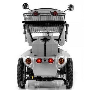 Tzora Titan Hummer XL Folding 4-Wheel Mobility Scooter(Silver)
