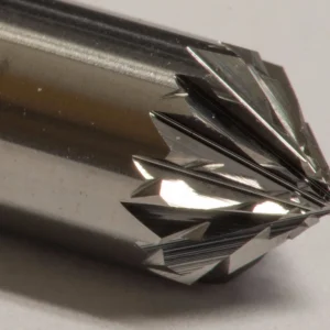 KLYNE - Sk1D Cone 90 Degree Carbide Burr Bur Tool Die Grinder Bit 1/4