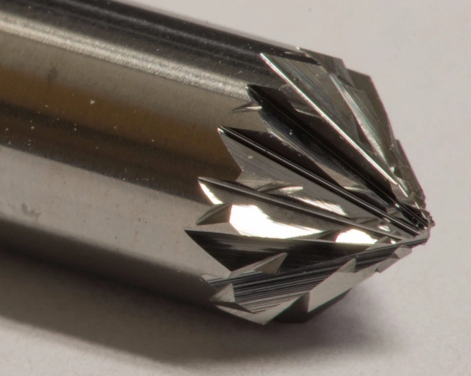 dae8ab805a311c4571493e784167e6bcec4e034994d4a36741d05a4812b2fb79 KLYNE - Sk1D Cone 90 Degree Carbide Burr Bur Tool Die Grinder Bit 1/4" Countersink