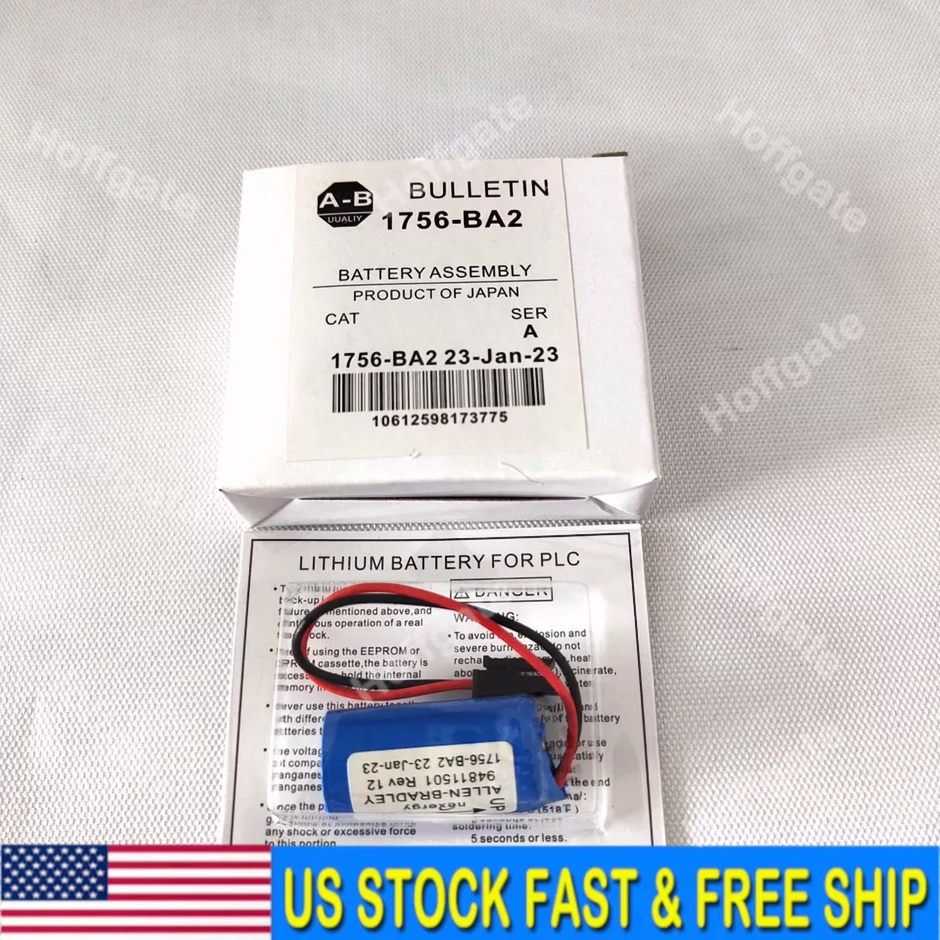 db48544ea593ad5b8d55ce8a20e1e5014d5715ac23f6d6f52592b8fd9573d178 YANI -New Allen-Bradley 1756-Ba2 Controllogix Lithium Metal Battery Assembly 1756 Ba2