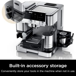 NINJA Espresso Machine Drip Coffee Maker ¨C Luxe Caf¨¦ ES601(Stainless Steel)