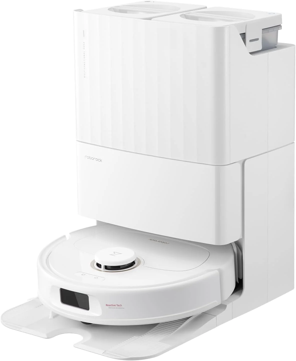dcb41dbaf16bf407ad0bb25448b7fd0f18348f5e8b5f63004c39d34becca7f73 Robot Vacuum and Mop with FlexiArm Design Edge Mopping, Dynamic Hot Water Mop Washing and Auto Mop Drying, Intelligent Dirt Detection, 7,000 Pa Suction, Ideal for Carpets(White)