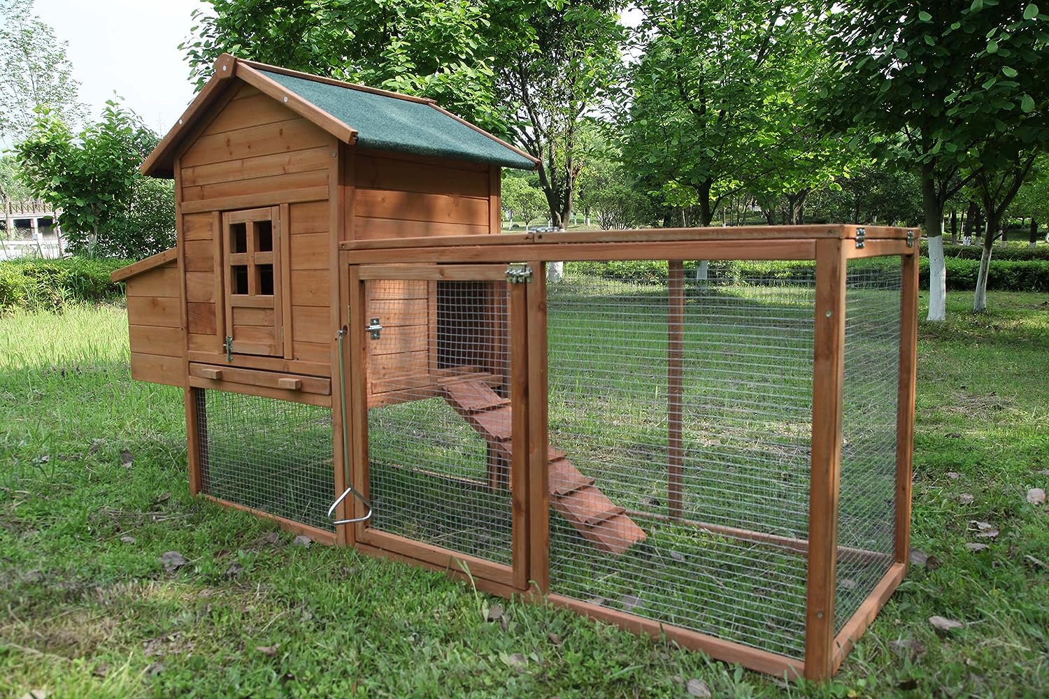 df2c366e19b602df26ca06fb8f4b0aa971473b64ddcd7b5de2d2abdef3260433 Outdoor 80 inch wooden chicken coop nest box chicken coop poultry pet cage