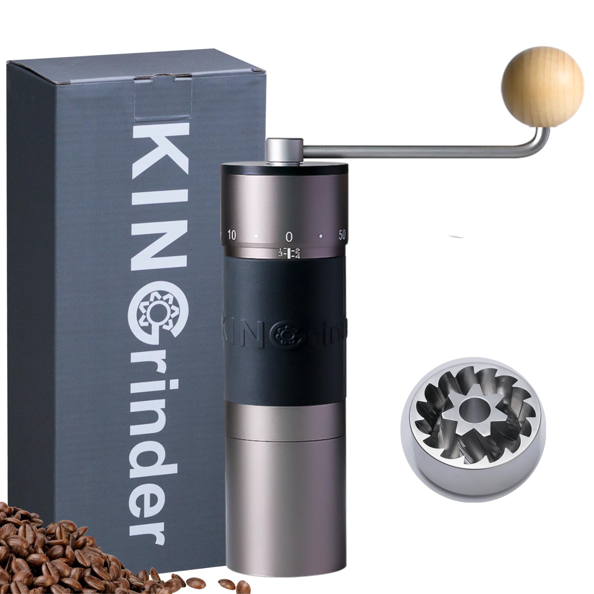 dff56bd987a47aae7424e8fbda6a5e85b7cc899edbc050c11fb7784f851340d8 KINGrinder K6 Manual Hand Coffee Grinder with Straight Handle(K6-Straight Handle)