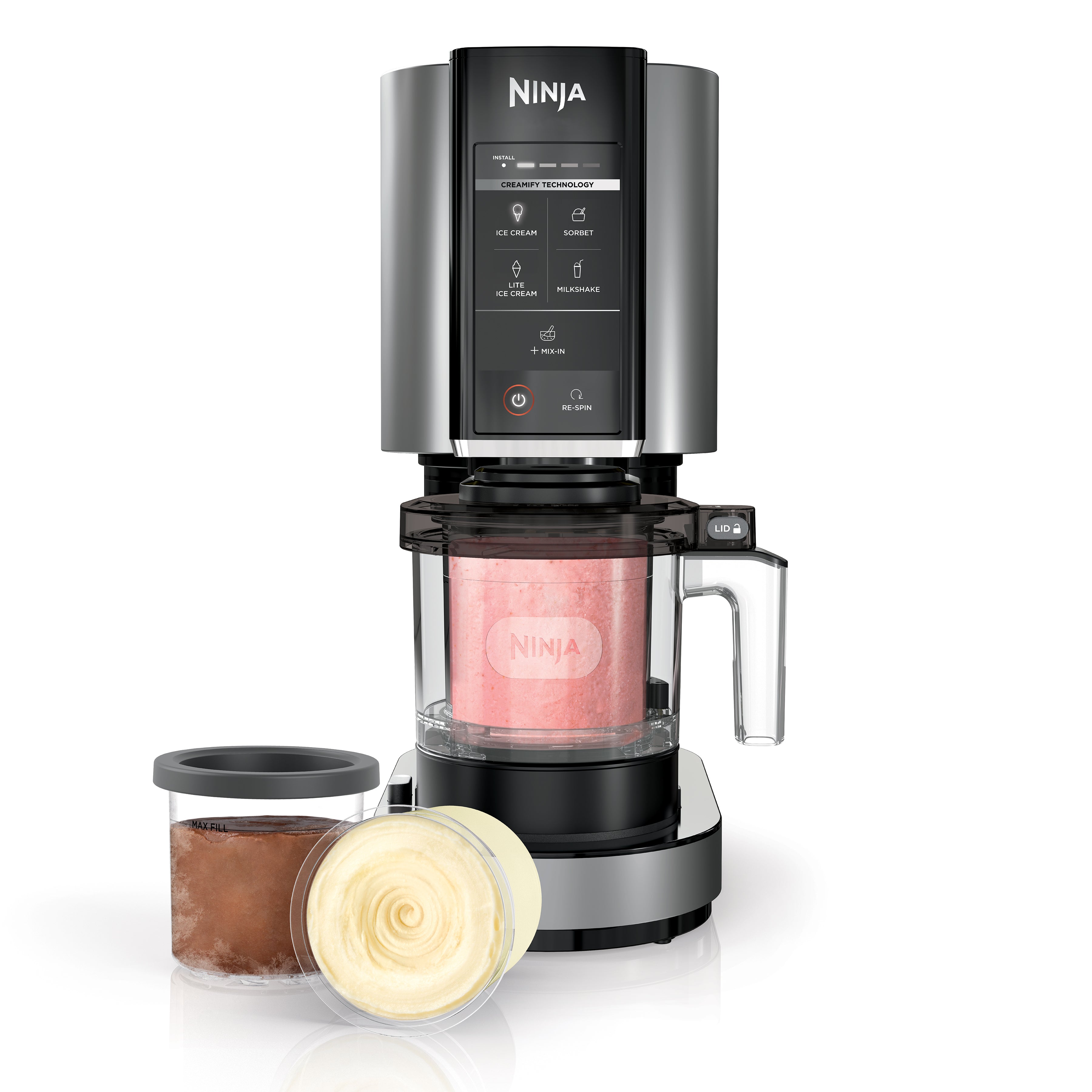 e1575517dca7a51cf5bd4442bf39ca4231ff1037bdc3a4b61ad1e8448eba2aa1 Ninja CREAMi Ice Cream Maker 5 One-Touch Programs NC300(Default Title/ONESIZE)