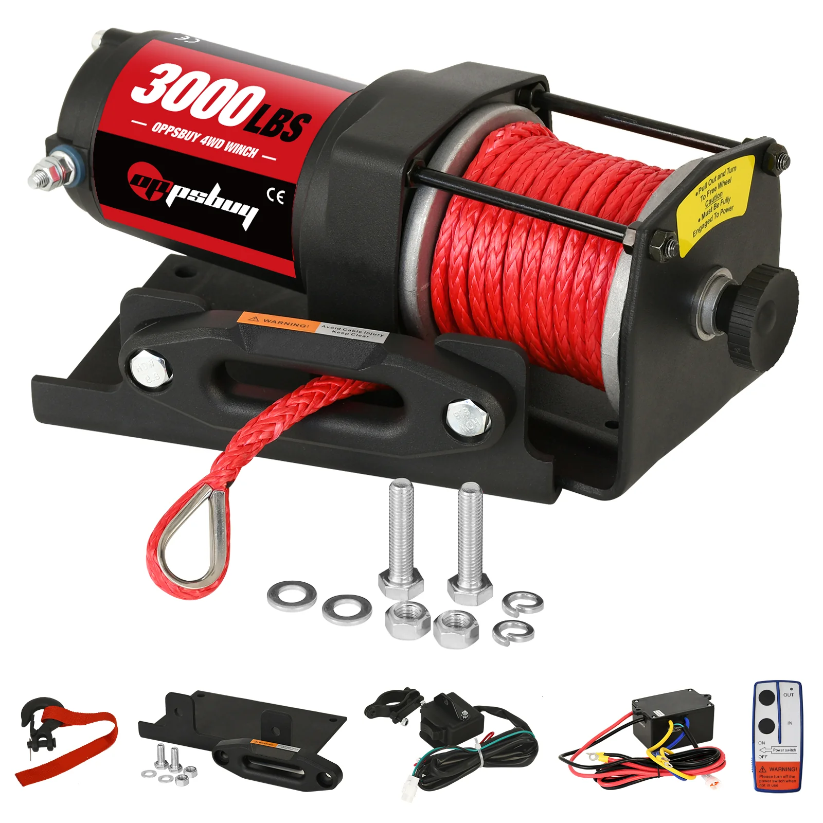 e16fd3ecf43e4bdda13c33ca448978a9a1c1a3ebceb37bfbda0d04adc8db8ba7 Electric Winch 3000lbs/1360kg 12V