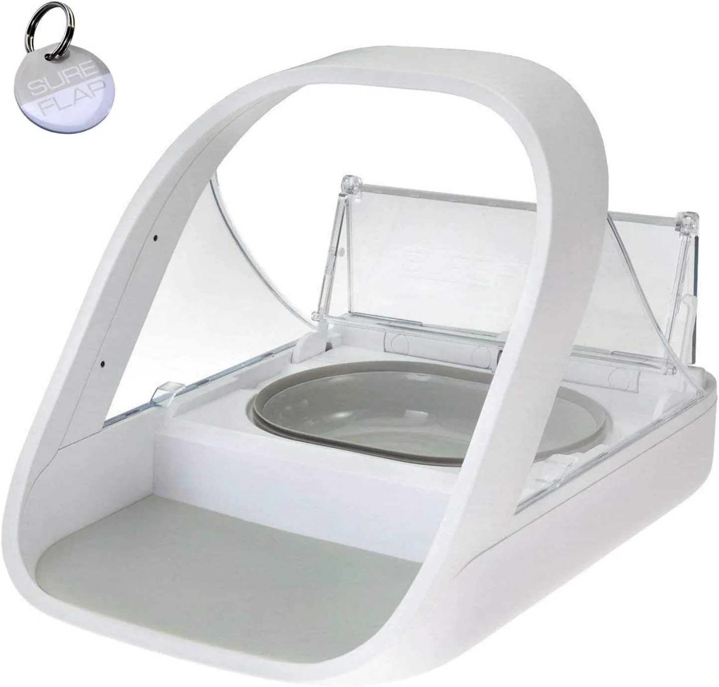 e21290f20ed42bc3979f8794ea7518d8d3c56ea8de94bd8951aae8037b4c819a Automatic Pet Feeder -Microchip Pet Feeder - MPF001 - Suitable for Both Wet and Dry Food - Bonus eOutletDeals Pet Towel