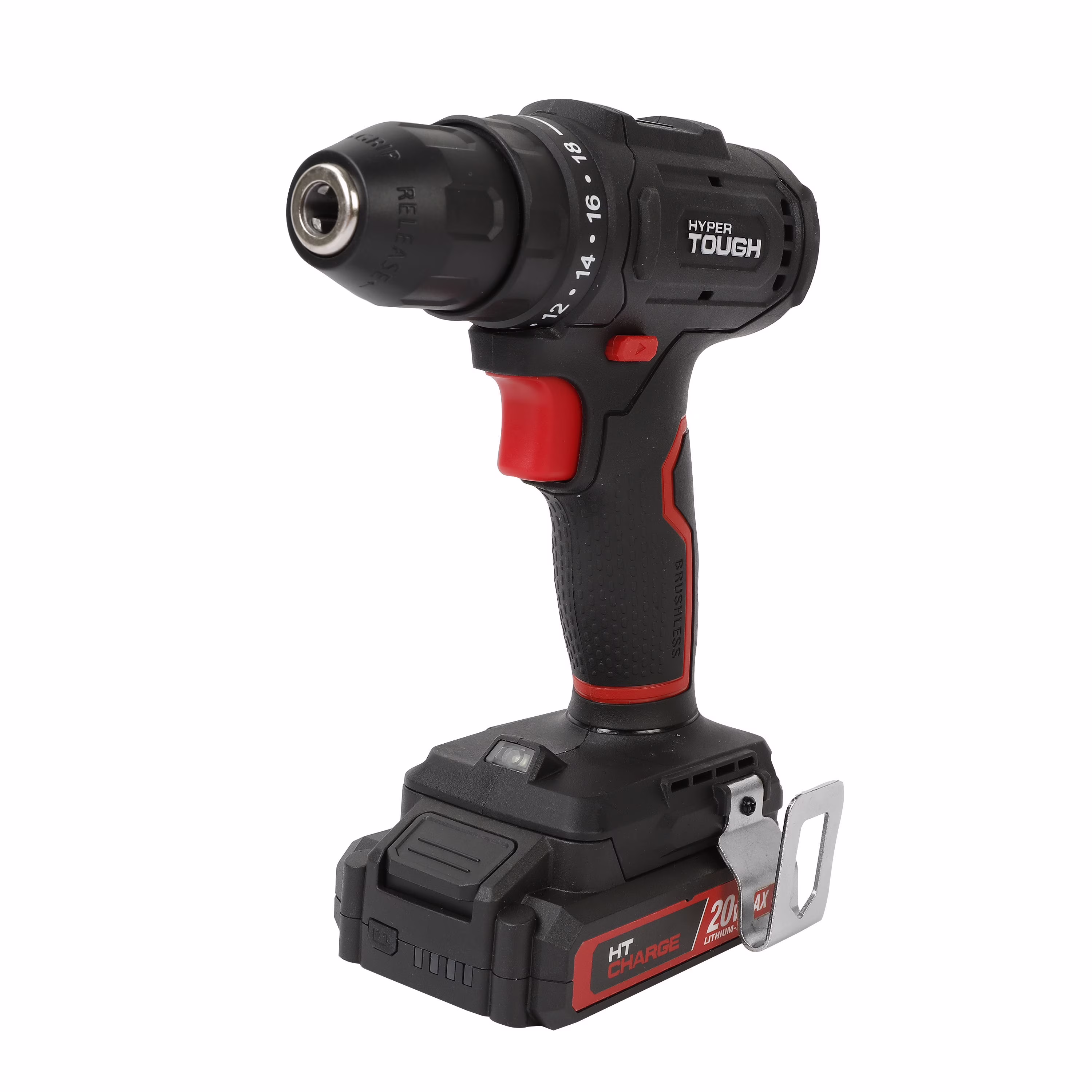 e2c4ad5aa28d74598c98e79efd0cad89b333864566b9305cdc07d60aeefbedd8 Hyper Tough 20V Brushless Cordless Drill with 1.5Ah Battery and USB-C Charging Cable