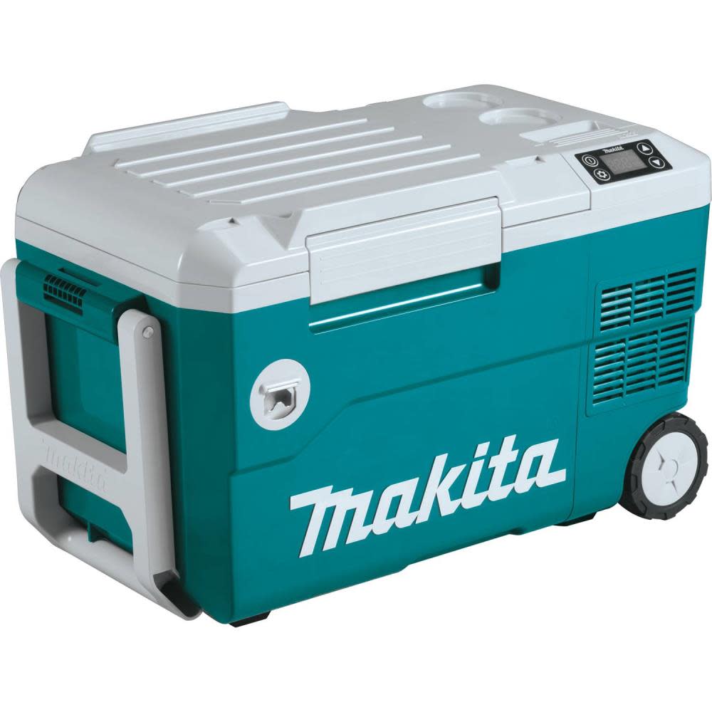 e4e4cef787b208d76df774d53cc89b141c3bd82ddf6eb5c72e5f98208f1c8053 Makita 18V X2 LXT Lithium-Ion 12V/24V DC Auto and AC Cooler/Warmer Tool Only DCW180Z from Makita