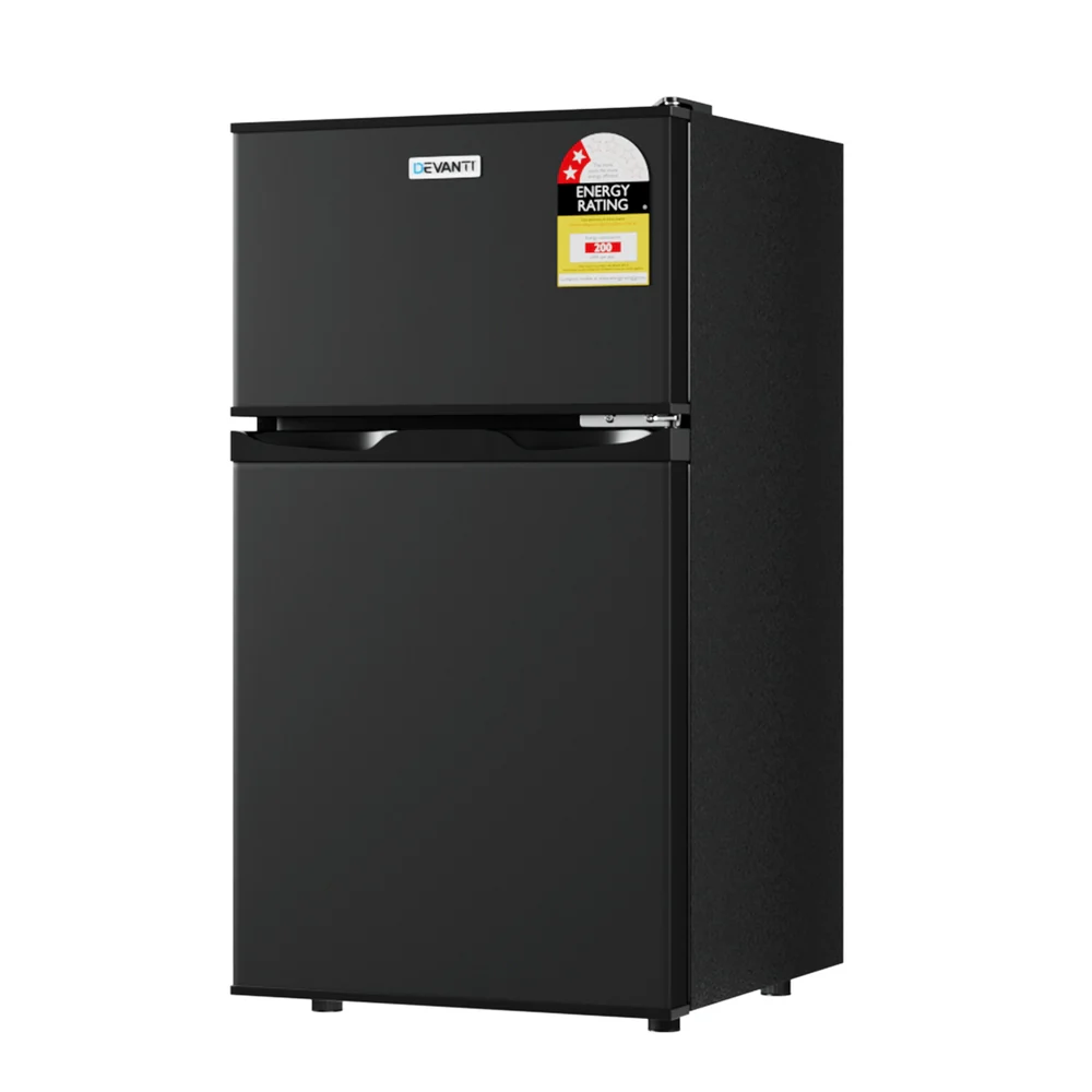 e53e7cbff21c5f850728eacd16c14f2b3983cdefc39975a748d62634638533ec Devanti 80L Bar Fridge Mini Freezer Refrigerator Black