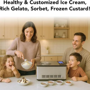 Whynter ICR-300SS 0.5-Quart Stainless Steel Rolled Ice Cream Maker With Compressor(0.5 Quart/Stainless Steel)
