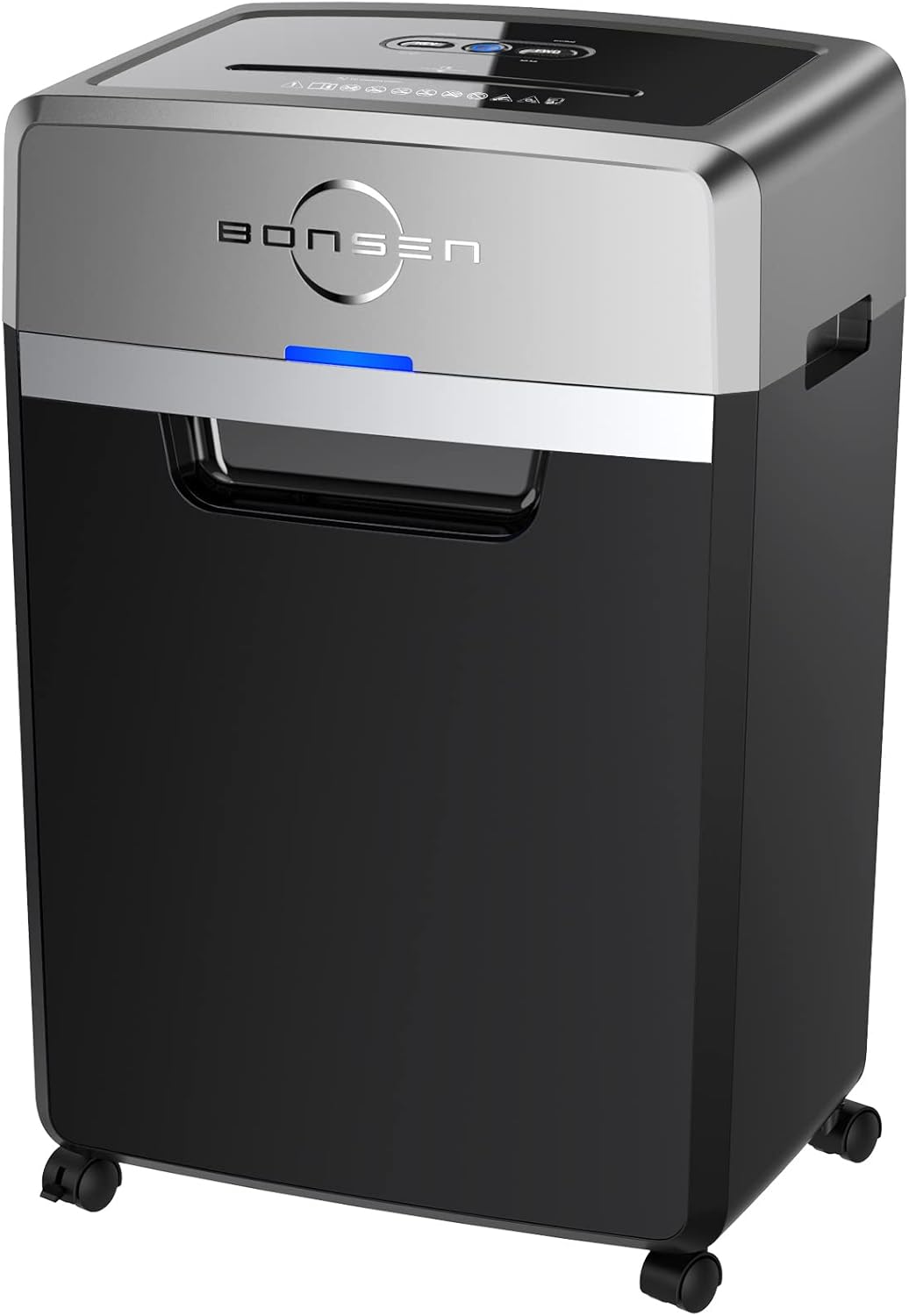 e71fd466f1e31d7c31f126e7fc28f436dfc1ec7864018f542b409726e3e7b1b6 Heavy Duty Paper Shredder, 24-Sheet Cross-Cut Shredder, 40-Min Continuous Running Time, Commercial Grade Shredder for Office, 9-Gallon Big Basket, 55dB Super Quiet, P-4 High Security (S3105)(24-Sheet Cross-Cut)