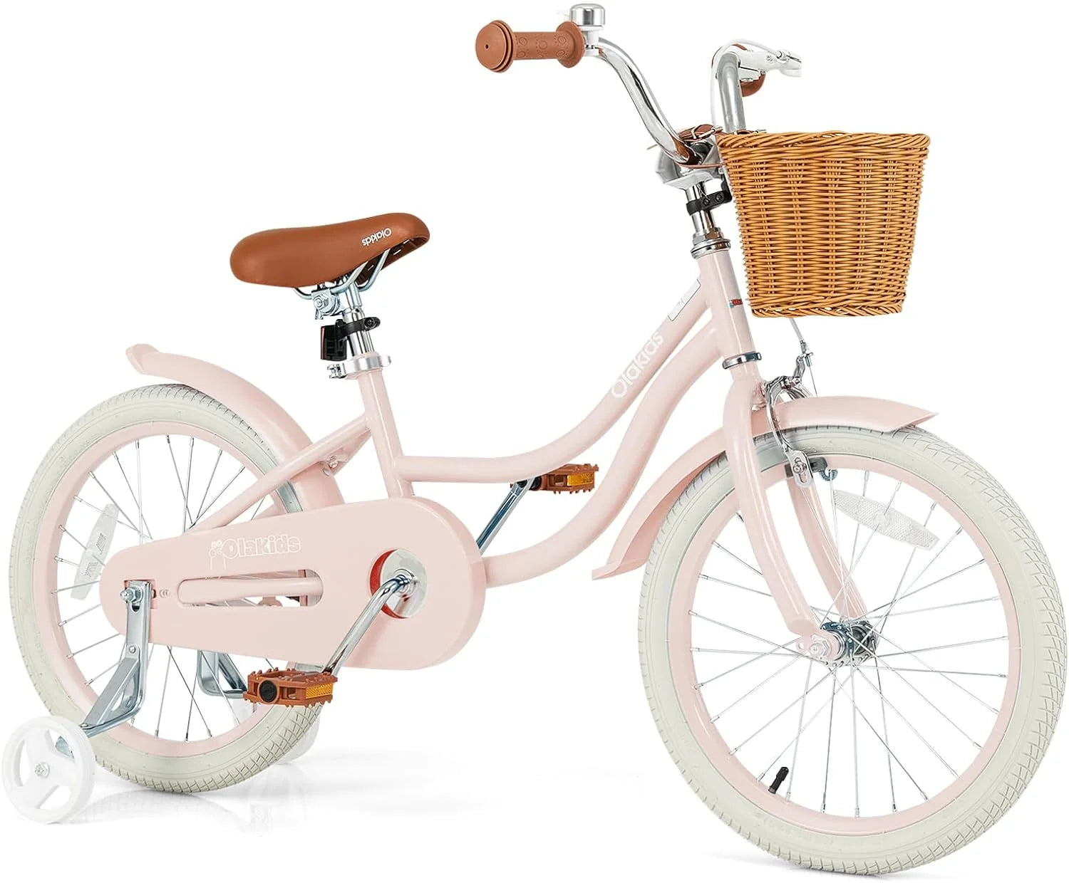 e84eaf045c19c6d04f3b90d80c76b12158b4a7f0ba4377837274be46b742a74b 2024 OLAKIDS Kids Bike, 14 16 18 Inch Toddlers Bike with Removable Training Wheels and Rattan Basket, Safety Bell, Adjustable Seat and Handlebar, Children??s Bicycle for Girls Boys Age 3-8(14"/Blue)"
