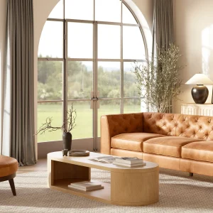 Essex Sofa(Cognac Tan)